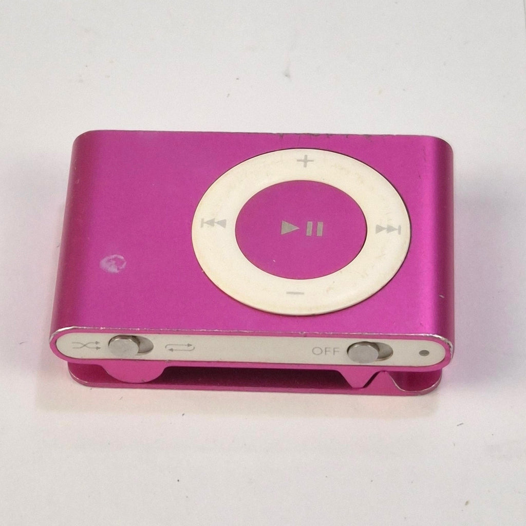 Apple iPod Shuffle 2nd Gen A1204 Pink 1GB New Battery USB Cable Tested