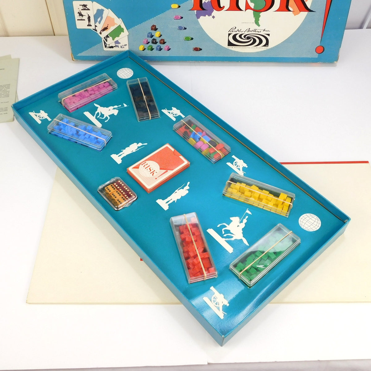 Vintage 1959 Parker Brothers Risk Continental Game Complete CIB Board Game