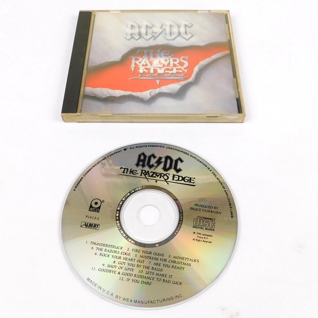 AC DC The Razors Edge CD Tested 1990 Atco Records 7 91413-2