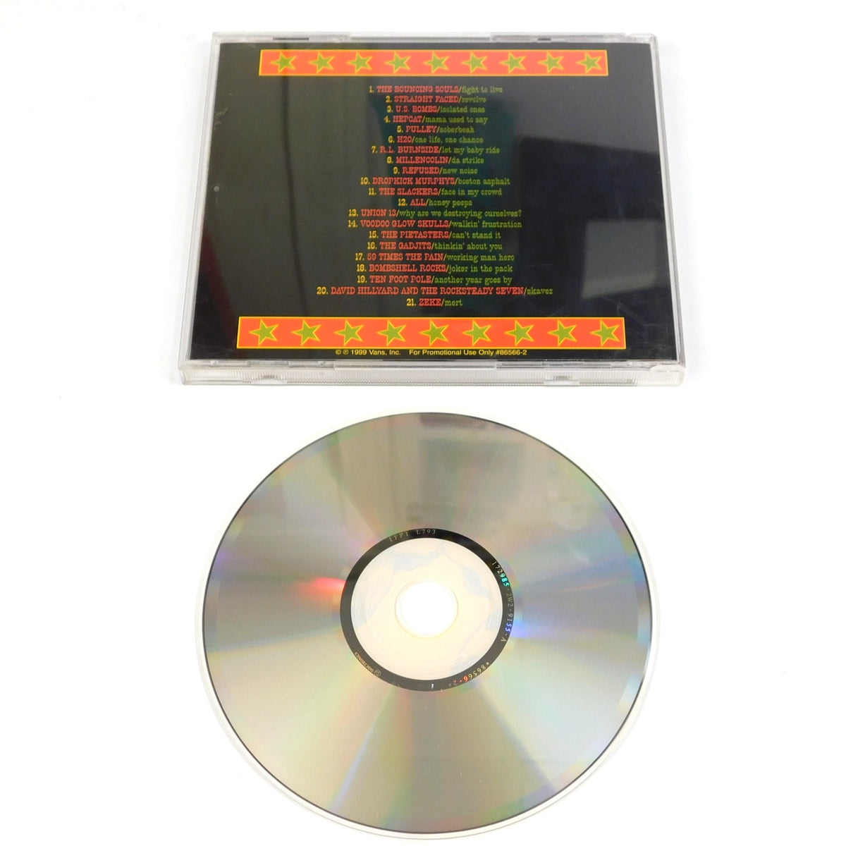 Vans Off The Wall Sampler 1999 CD Tested Promo 86566-2 Punk Compilation