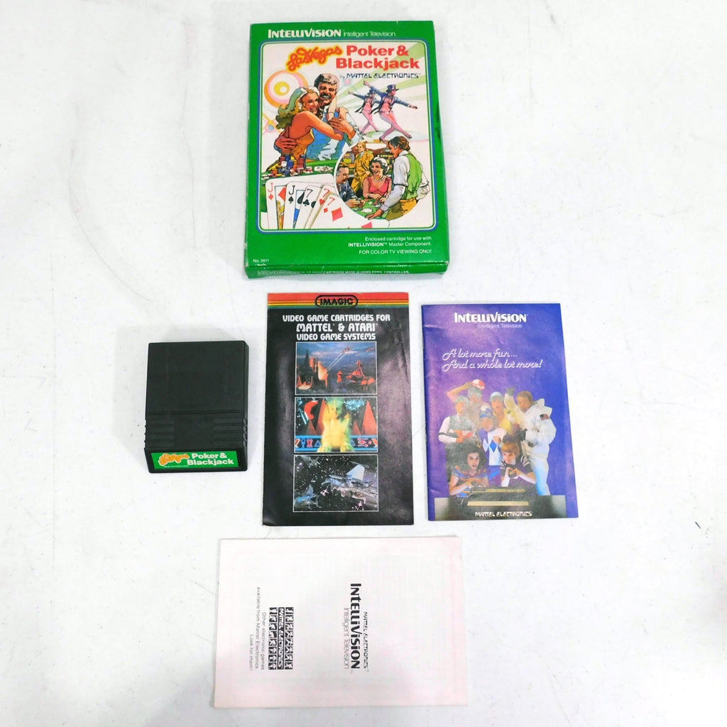 Intellivision Las Vegas Poker Blackjack Tested Working Complete In Box CIB
