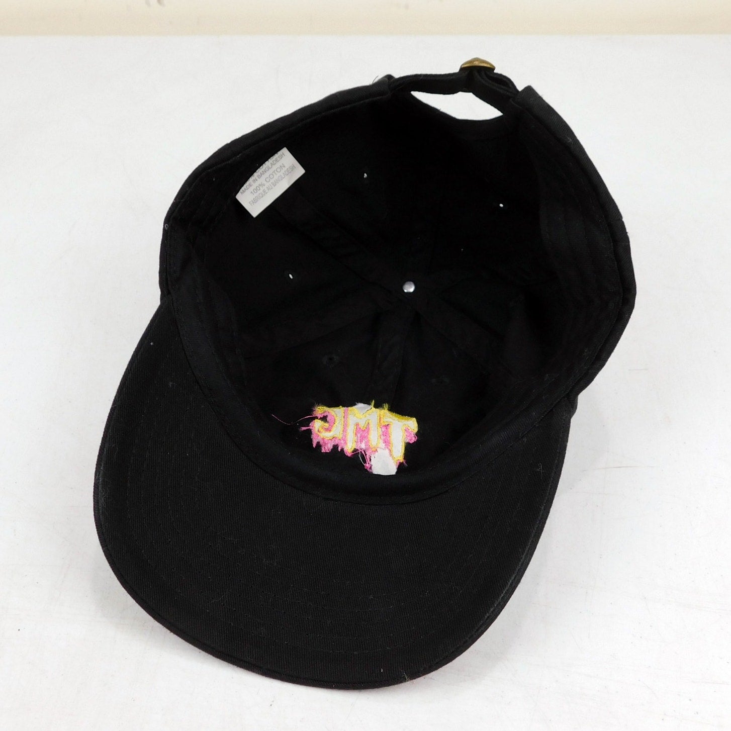 Tiny Meat Gang (TMG) Neon Drip Logo Strapback Hat - Adjustable