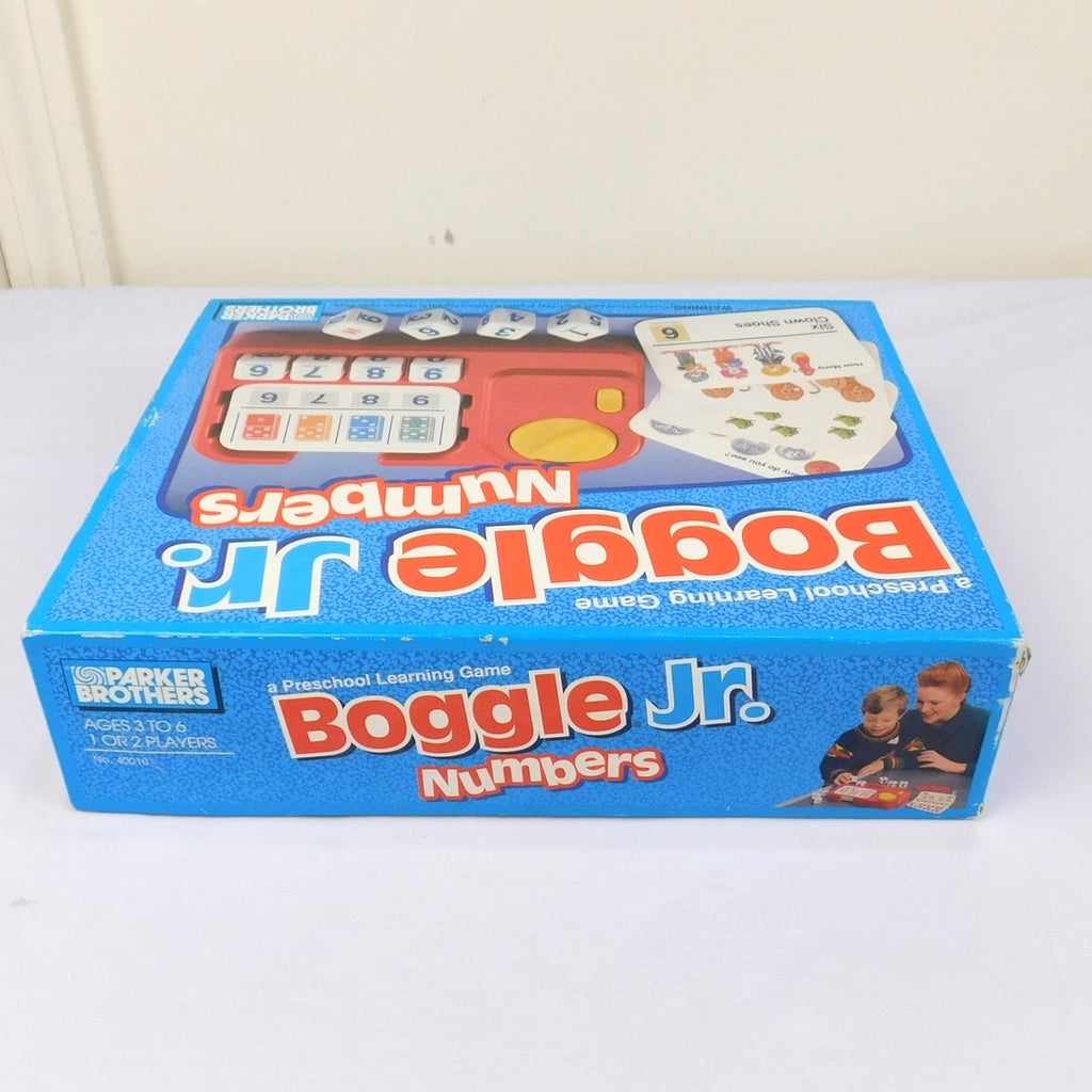 Boggle Jr Numbers Game Complete In Box Parker Brothers Vintage 1992