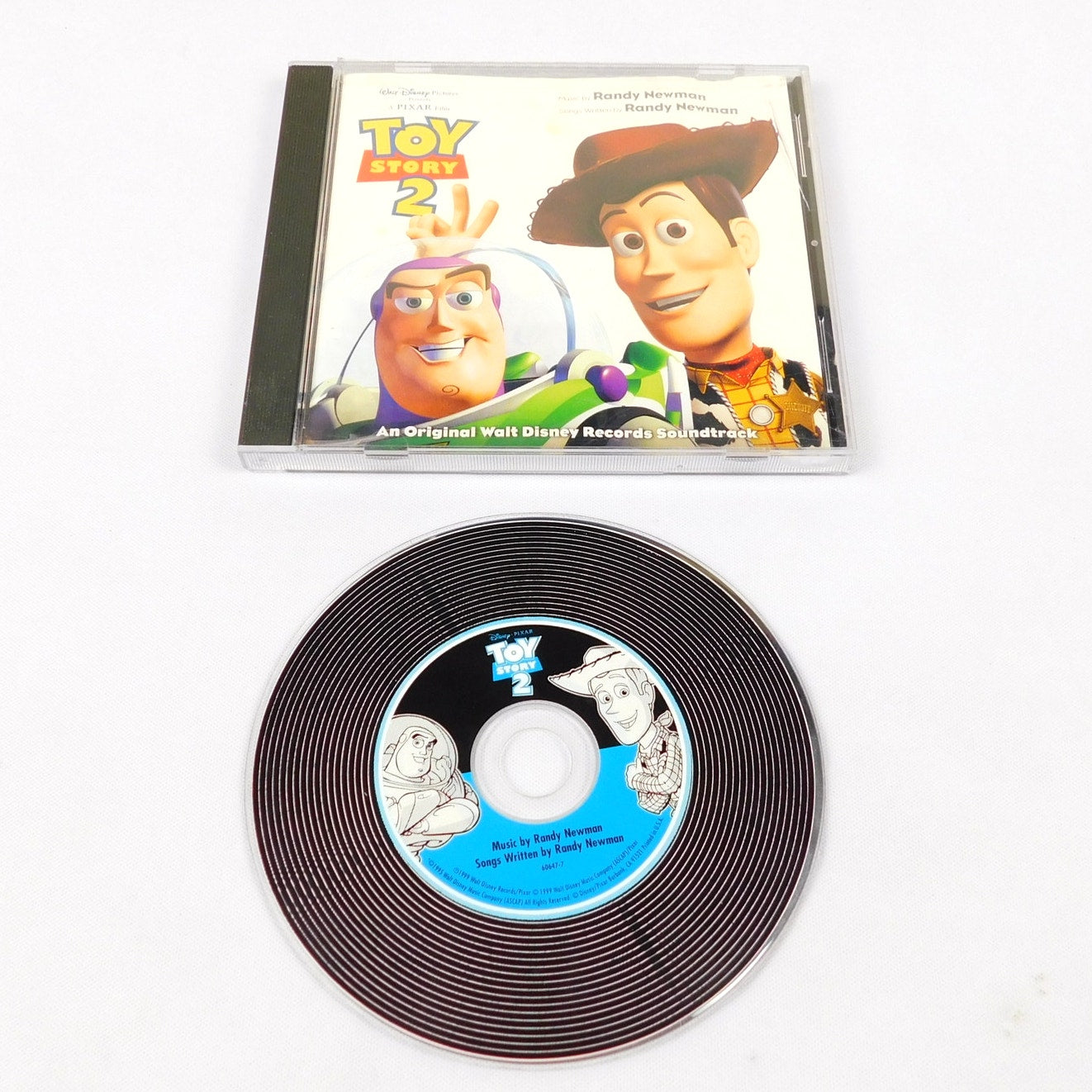 Toy Story 2 Soundtrack CD 1999 Tested Randy Newman Disney OST 60647-7