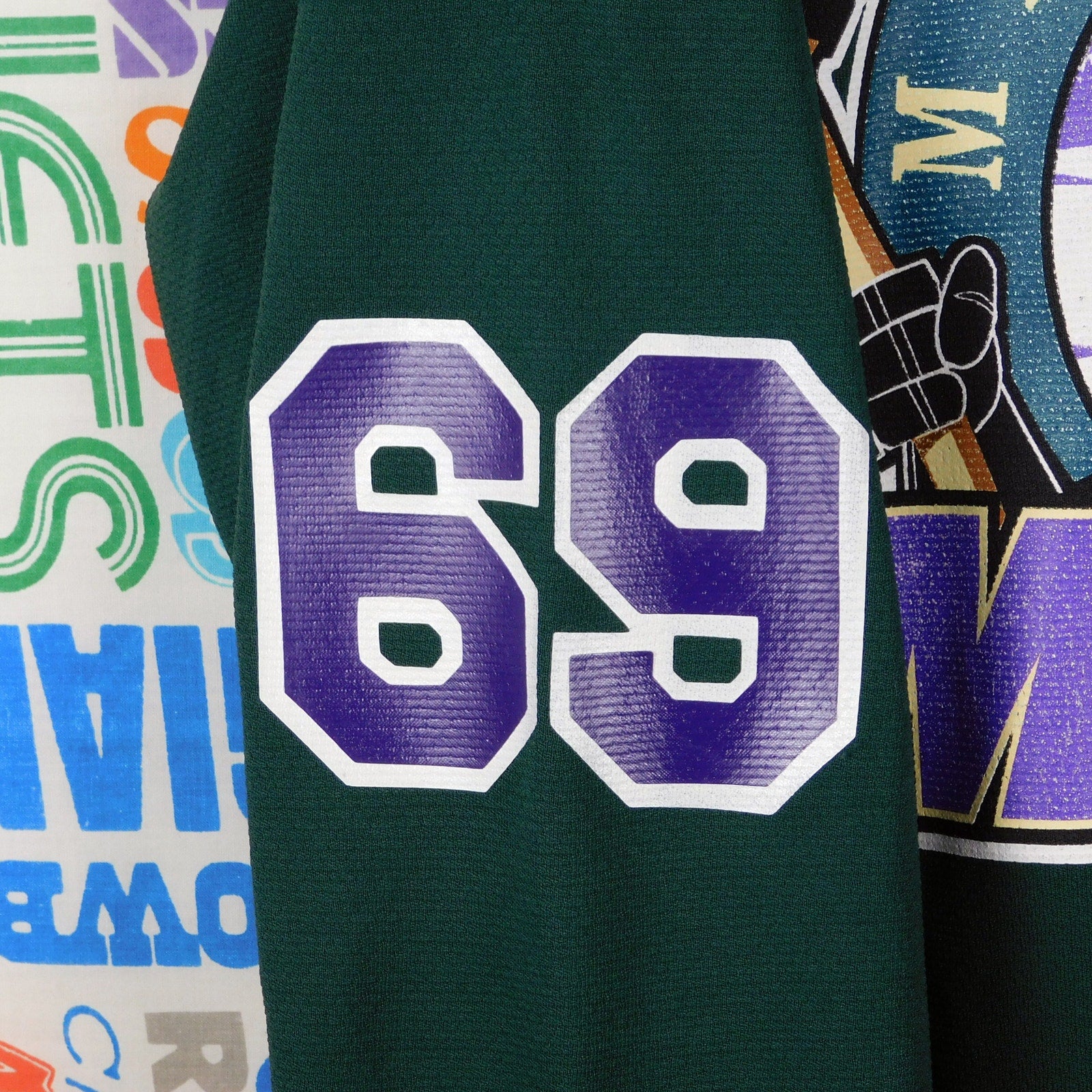 Vintage 90s Manitoba Moose IHL Hockey Jersey Size L Green Beer League Zaggs 69
