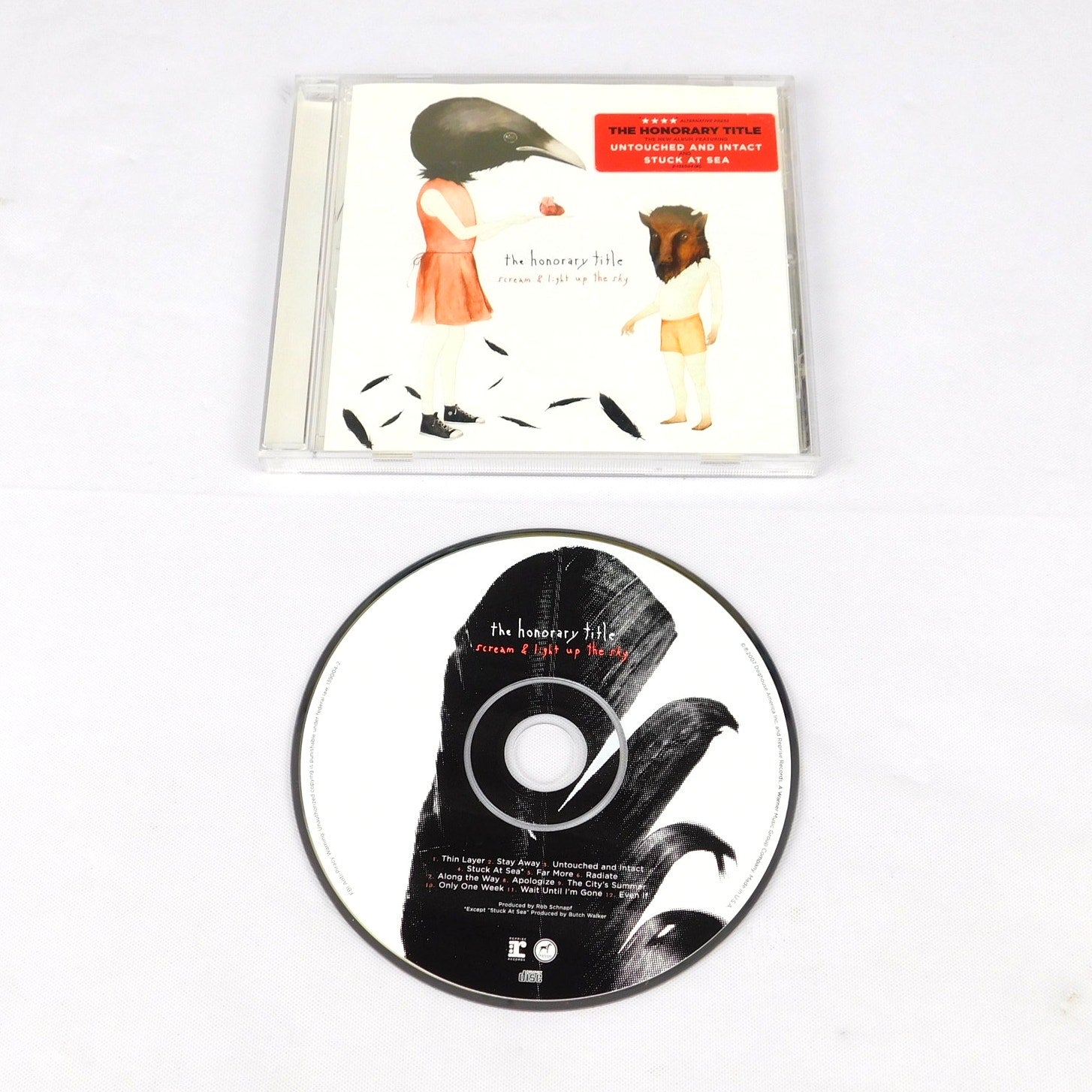The Honorary Title Scream & Light Up The Sky CD Tested 2007 Reprise 139004-2