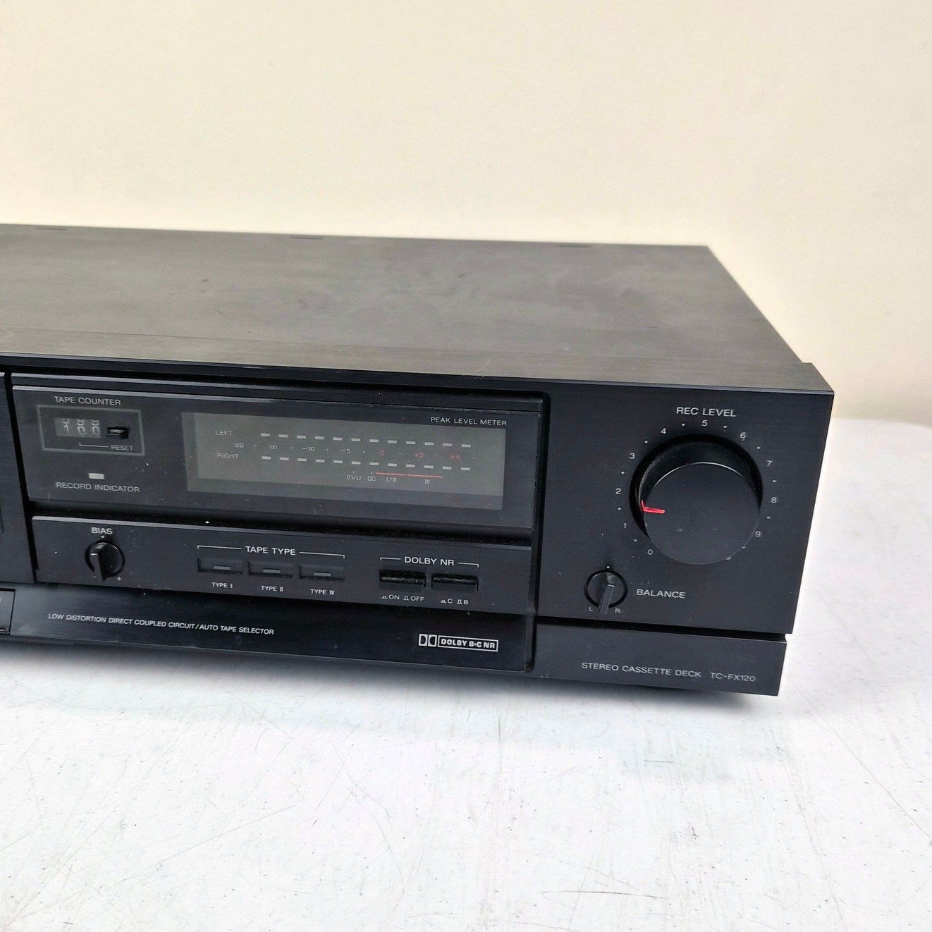 Sony TC-FX120 Cassette Deck Tested Working New Belts Serviced 90s Retro Vintage