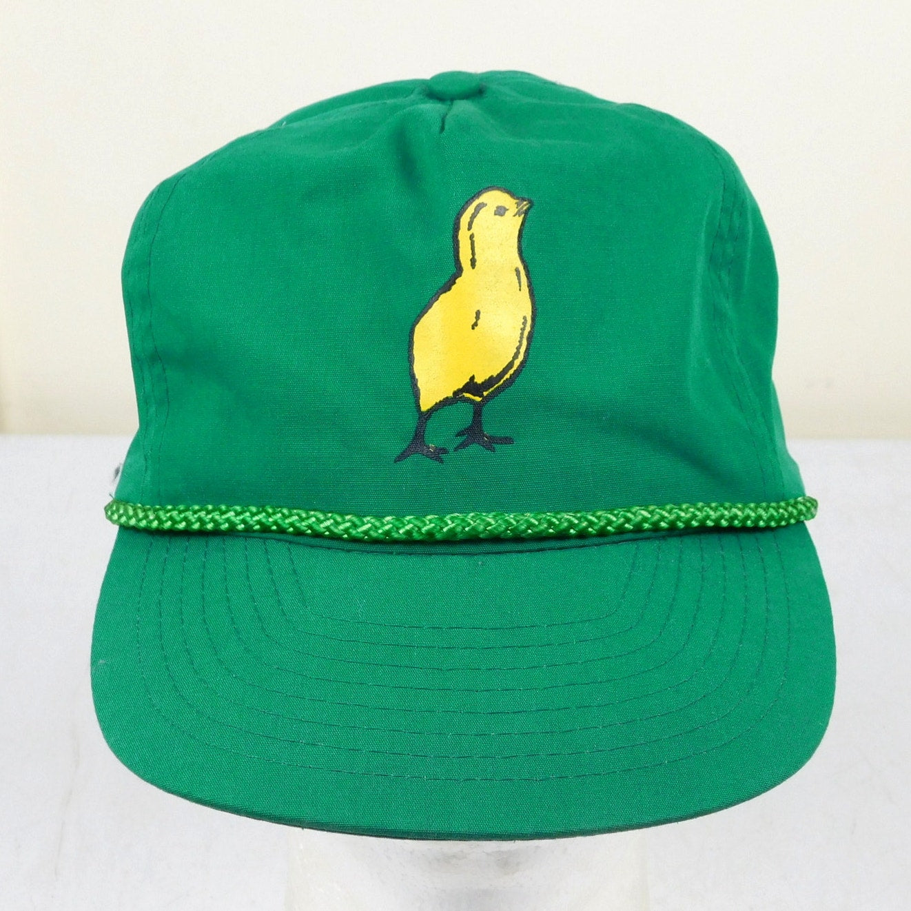 80s Baby Chick Graphic Rope Brim Hat - Adjustable