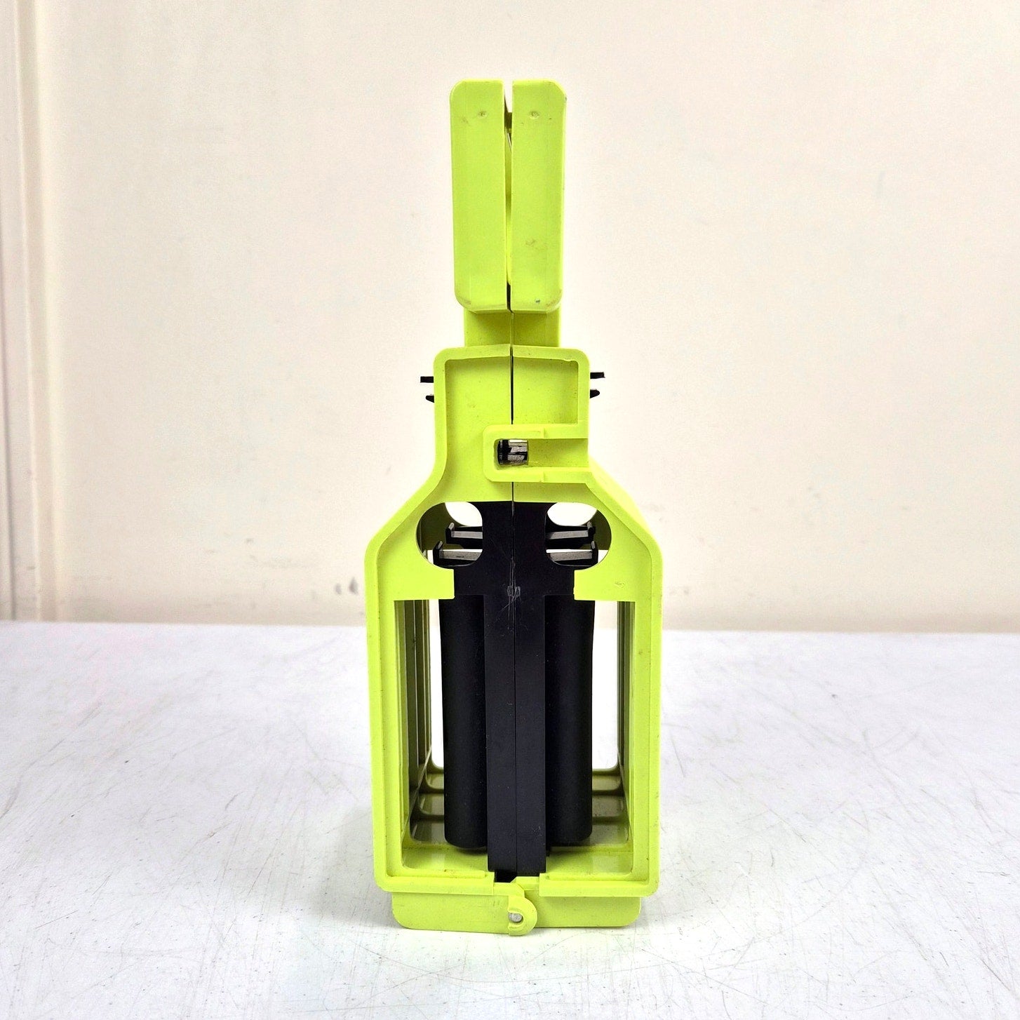 Vintage Ski Tote Locking Ski Transport Carrier System Handled Neon Green Black