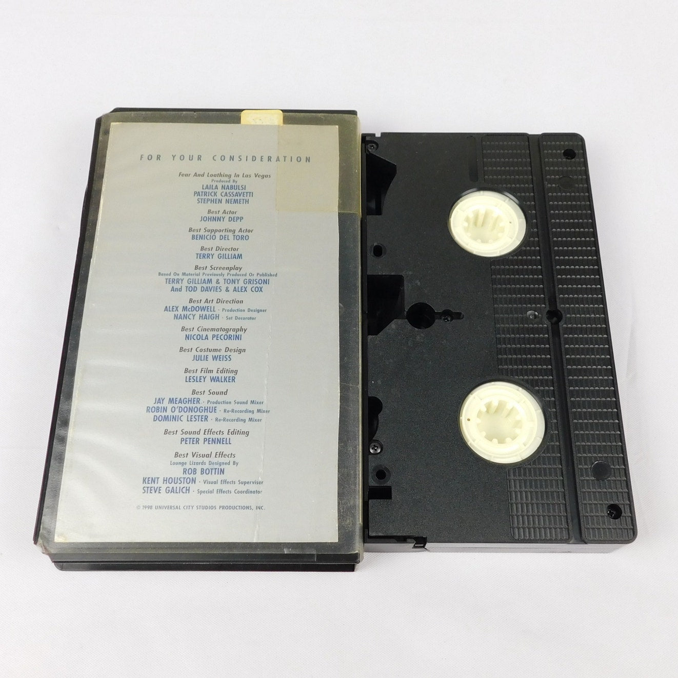 Fear and Loathing in Las Vegas VHS For Your Consideration Academy Promo Tape