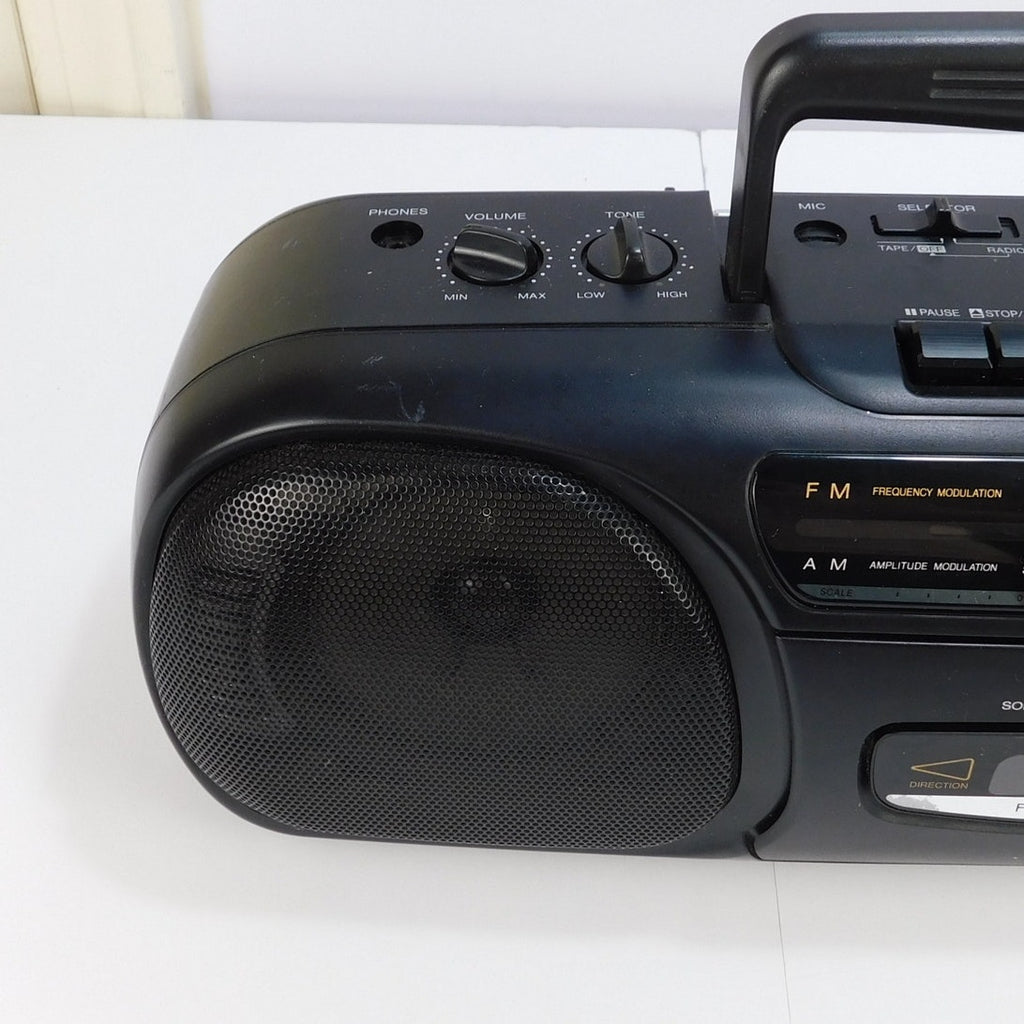 Panasonic RX-FS430 Portable Stereo Boombox Radio Cassette Deck Tested Cleaned