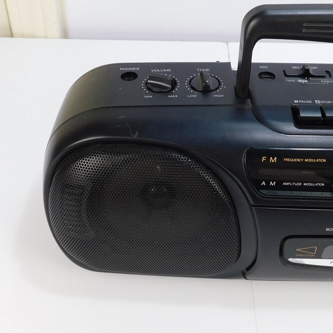 Panasonic RX-FS430 Portable Stereo Boombox Radio Cassette Deck Tested Cleaned