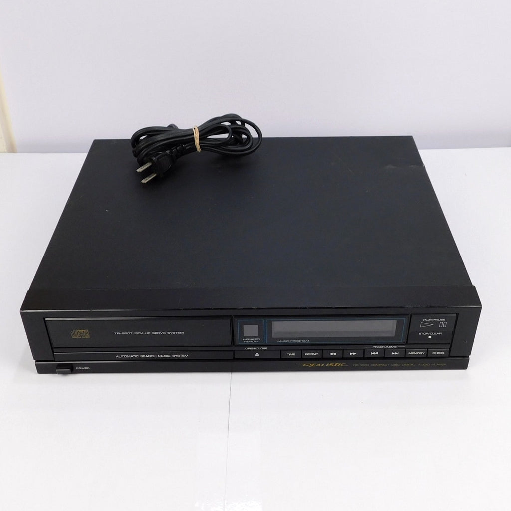 Realistic CD-1600 Player Single Disc Fully Tested New Drive Belt Vintage 1989