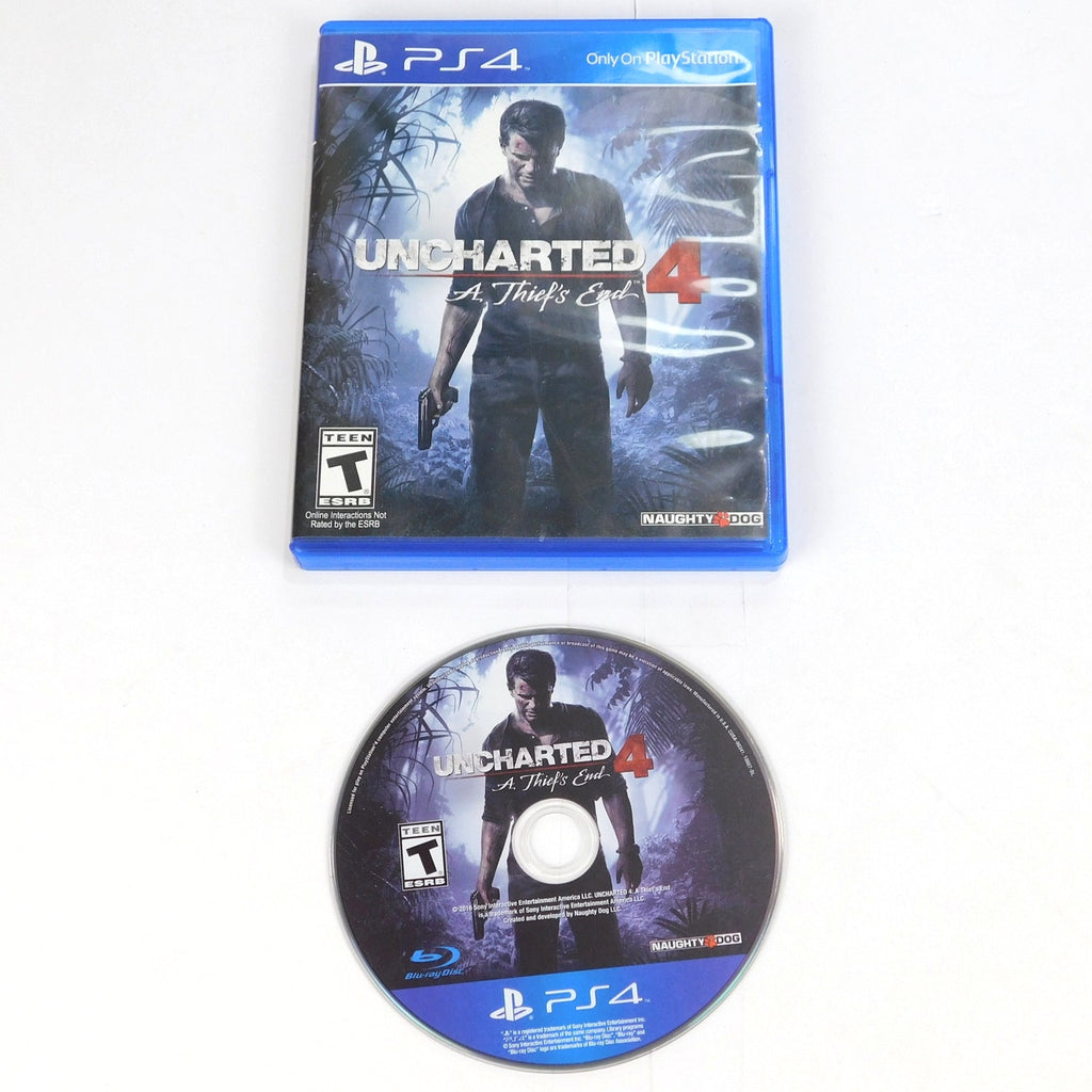 Uncharted 4 A Thief's End Sony Playstation 4 PS4 Tested Complete CIB 2016 NFR