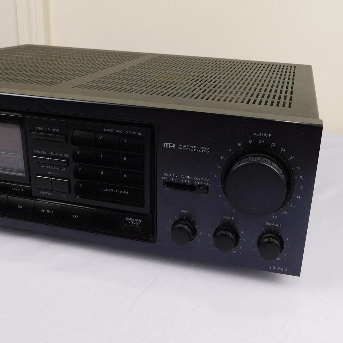 Onkyo TX-844 Quartz Synthesized Tuner Amplifier Fully Tested No Remote 90s