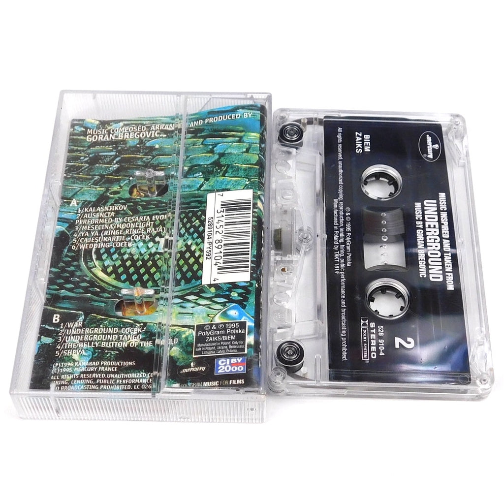 Underground Motion Picture Soundtrack Cassette 1995 Tested Goran Bregovic