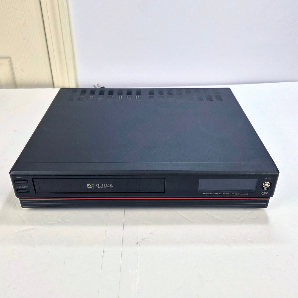GE VG4016 VHS VCR Pro-Fect Video System Tested Working Vintage No Remote