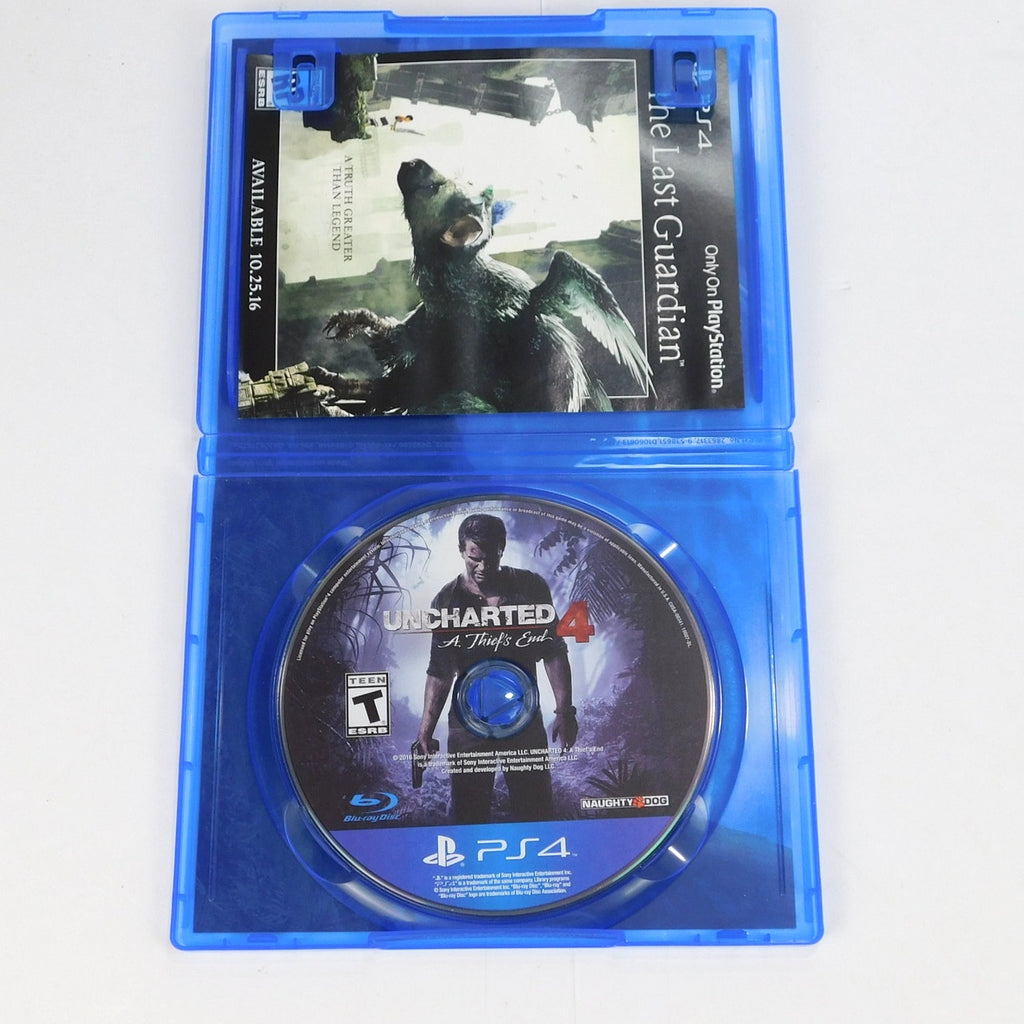 Uncharted 4 A Thief's End Sony Playstation 4 PS4 Tested Complete CIB 2016 NFR