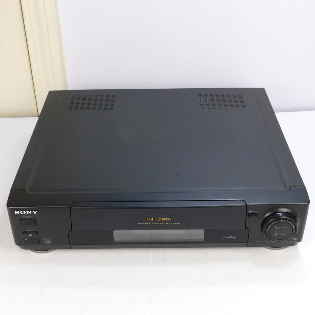 Sony SLV-720HF VHS VCR Hi-Fi Stereo 4 Head New Belts Tested Working No Remote