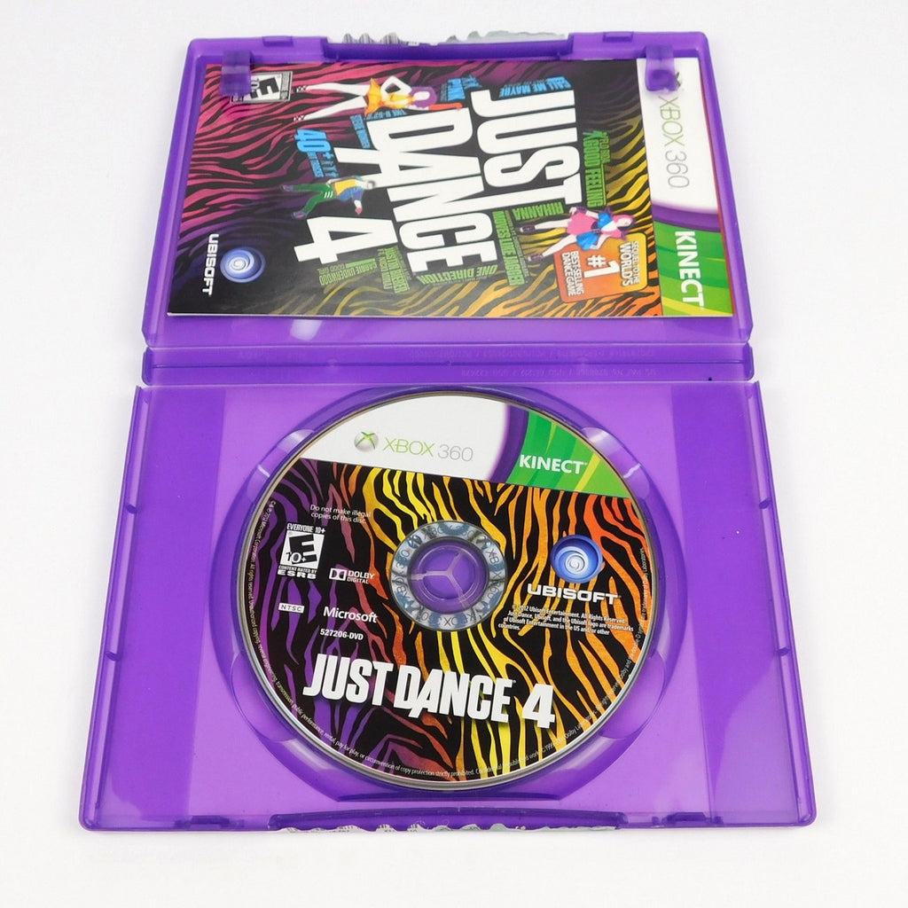 Just Dance 4 Microsoft Xbox 360 Complete CIB Tested Working