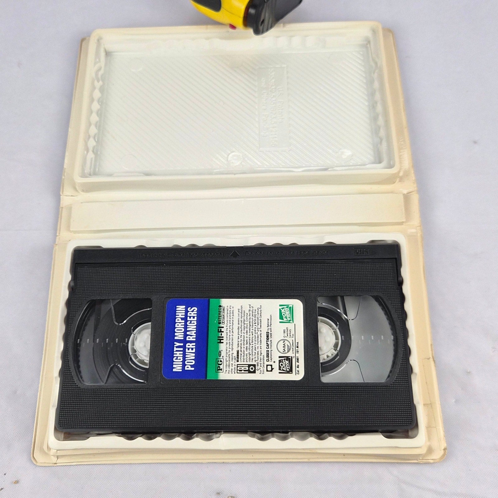 Mighty Morphin Power Rangers The Movie VHS 1995 Tested Clamshell Case