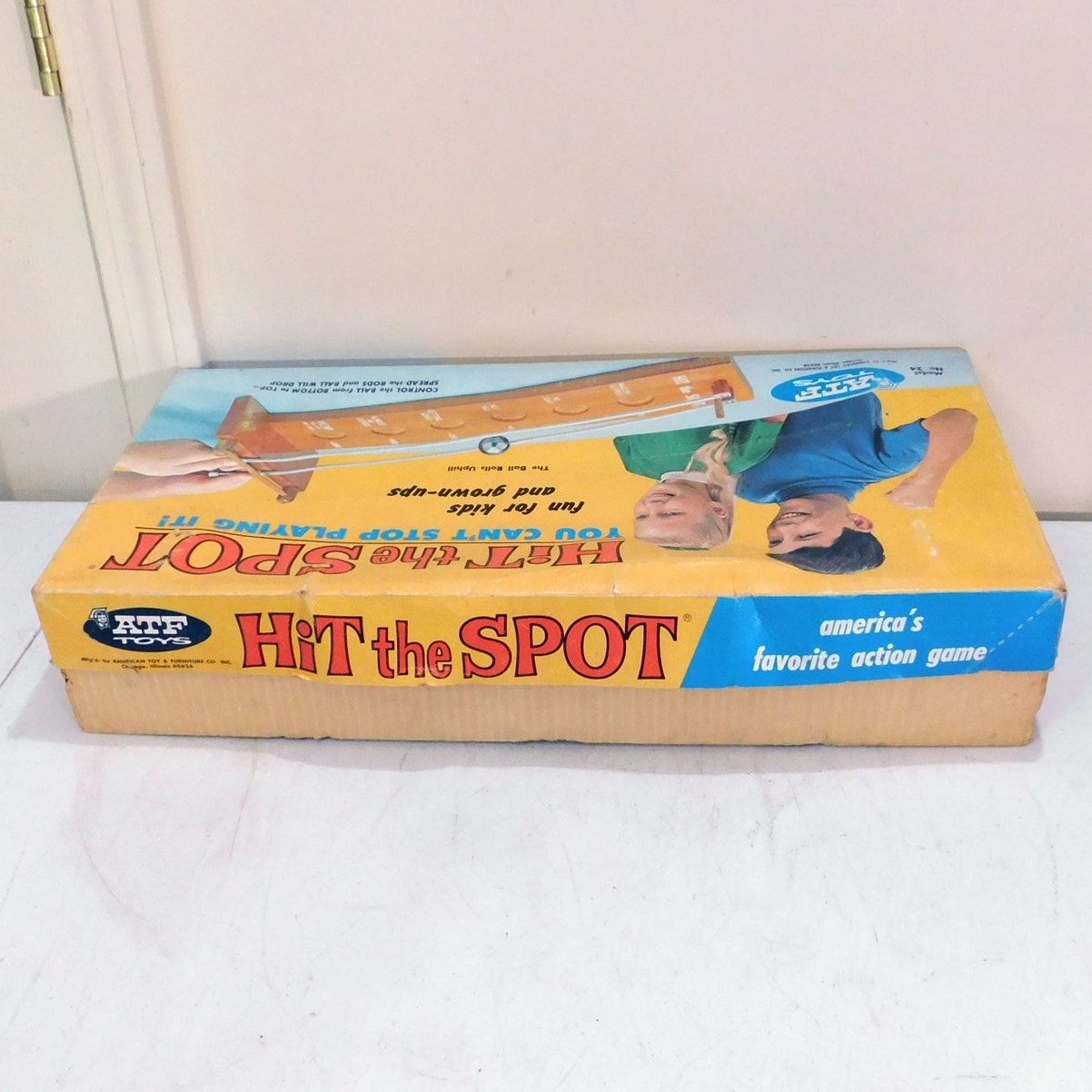 Vintage Hit The Spot Game Complete In Box With Ball 1954 ATF Toys