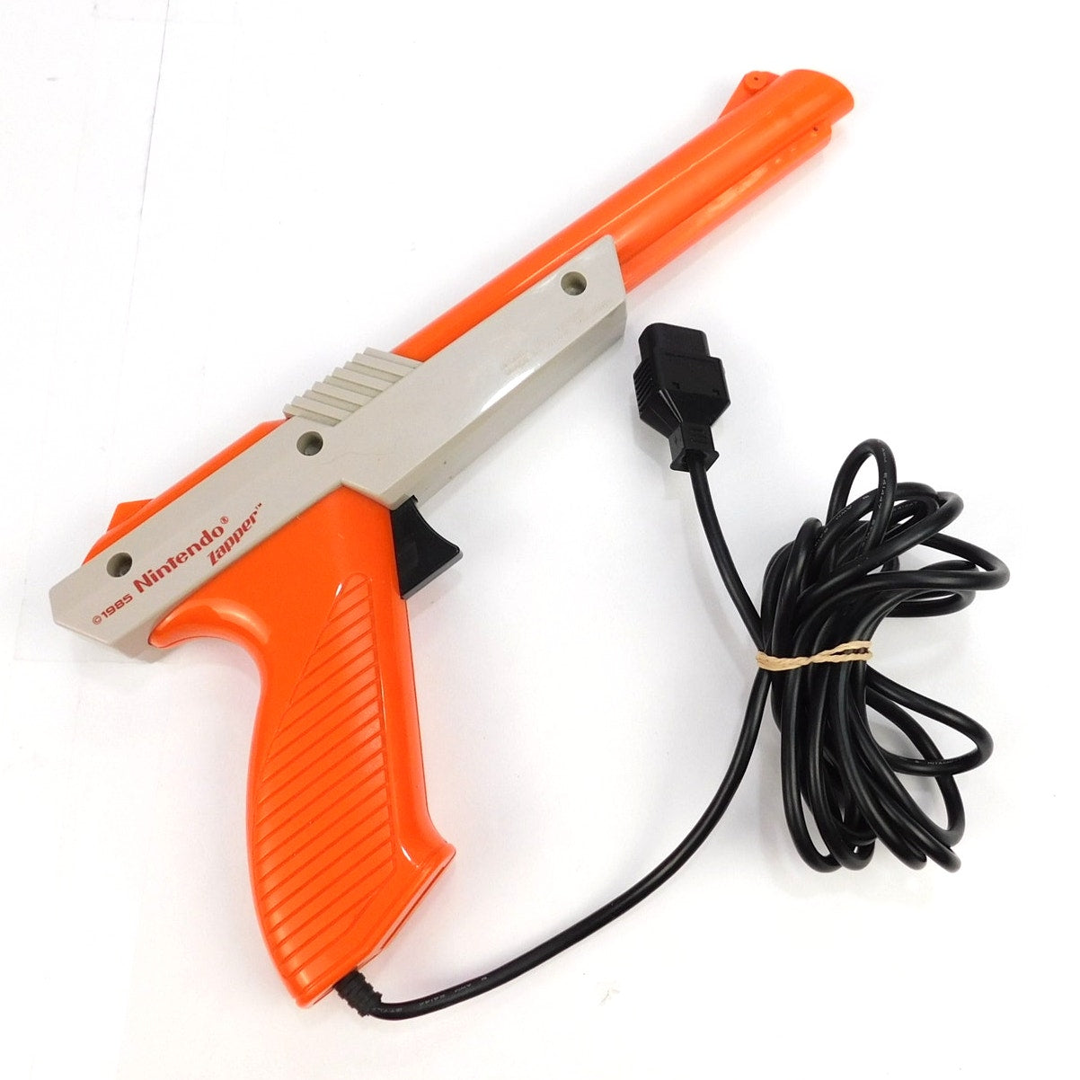 OEM Nintendo NES Zapper Light Gun NES-005 Orange Gray Original Authentic Tested