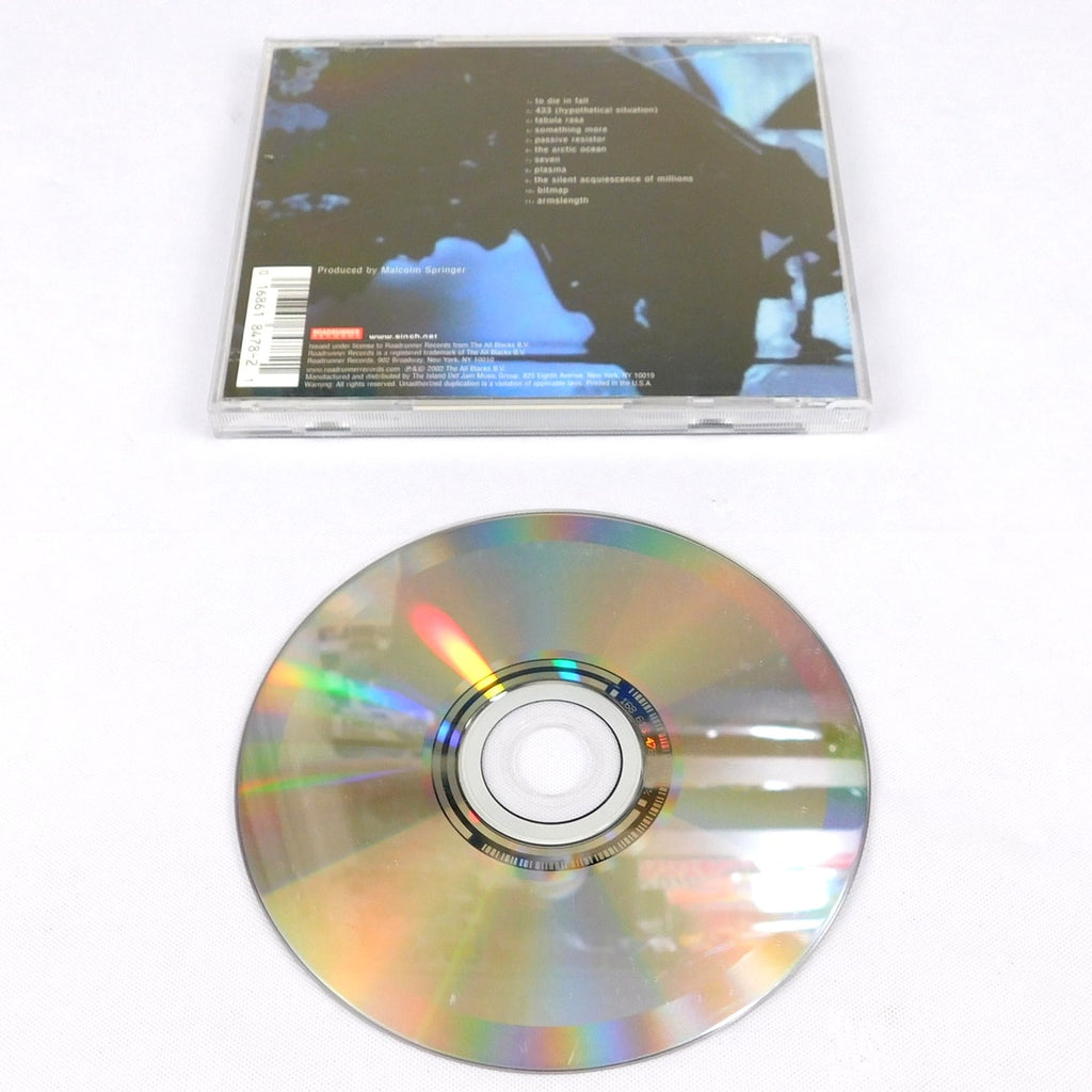 Sinch Self Titled CD 2002 Tested Roadrunner Records 168 618 478-2 IN02