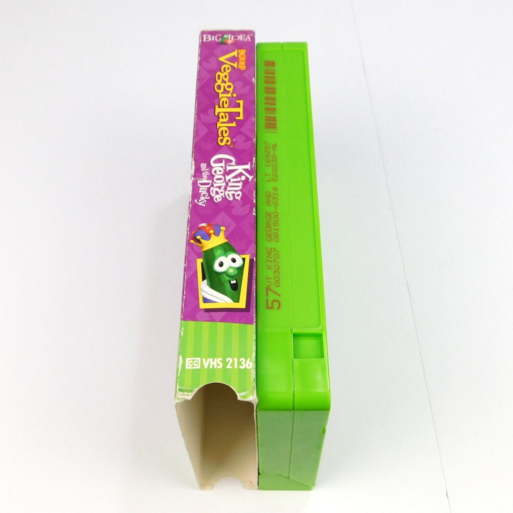Veggie Tales King George And The Ducky VHS Tested 2000 Big Idea Lyrick