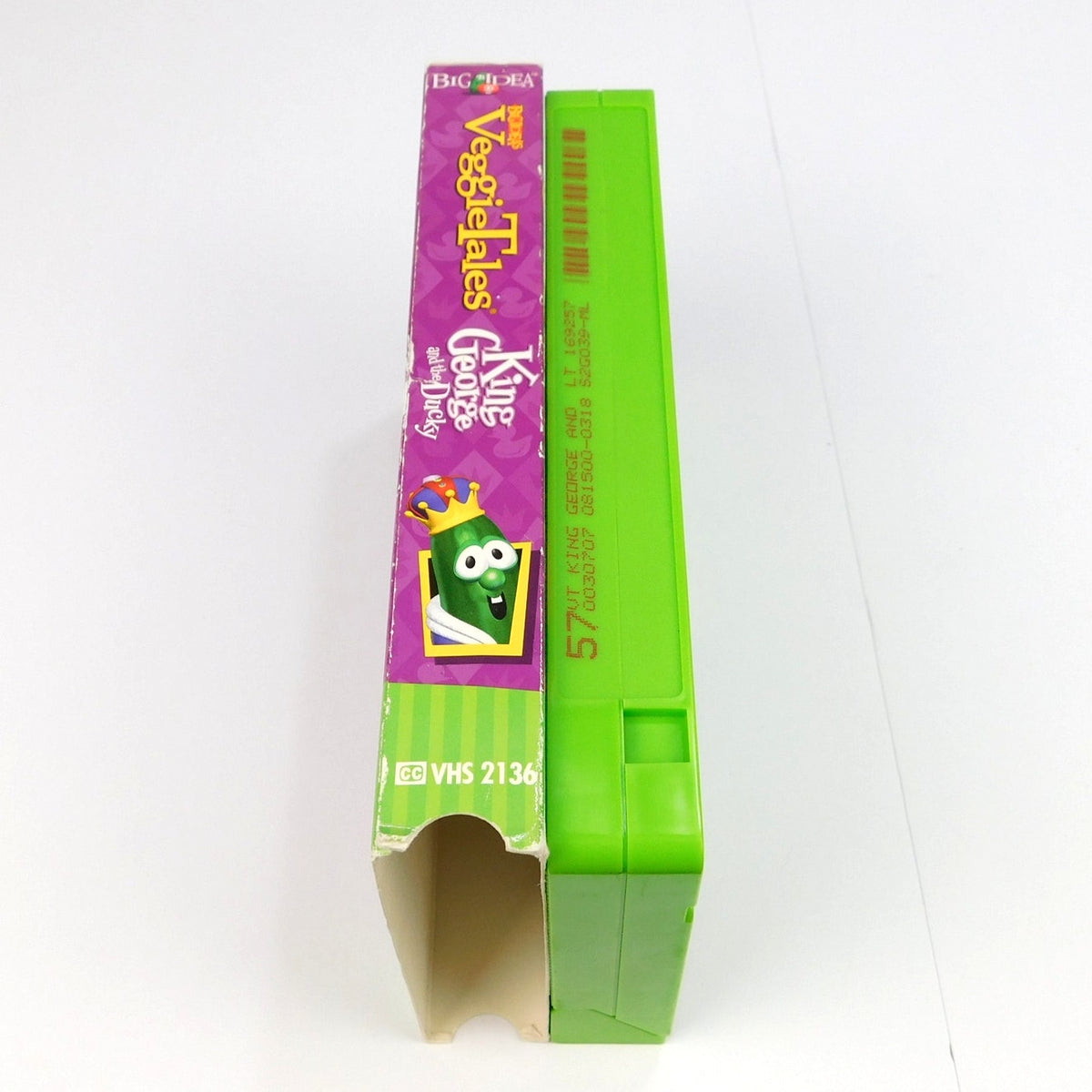 Veggie Tales King George And The Ducky VHS Tested 2000 Big Idea Lyrick