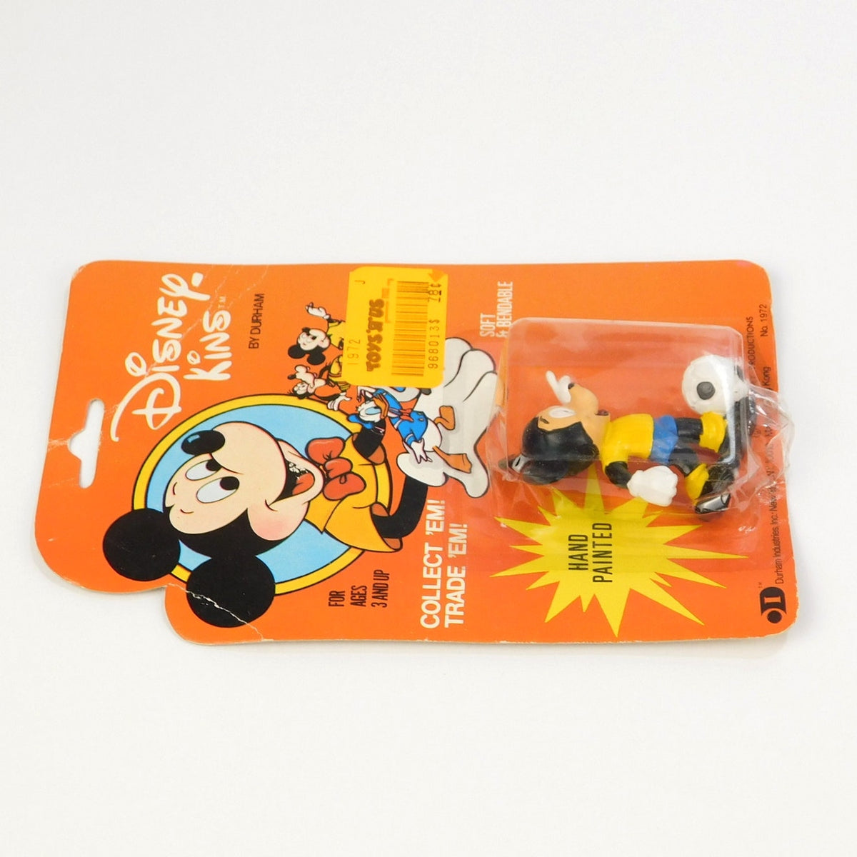 Vintage 1972 Disneykins Mickey Mouse Soccer Durham Figure Sealed Card Toys R US