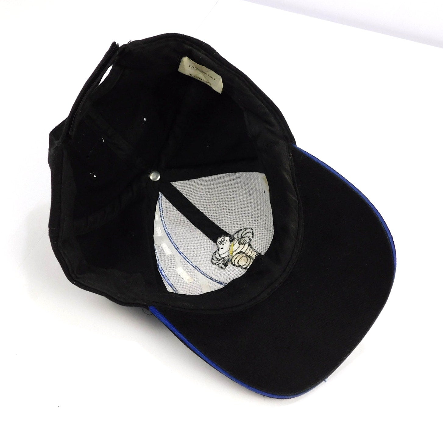 Michelin Tire Man Bibendum Road Design Adjustable Hat Black Racing Cap
