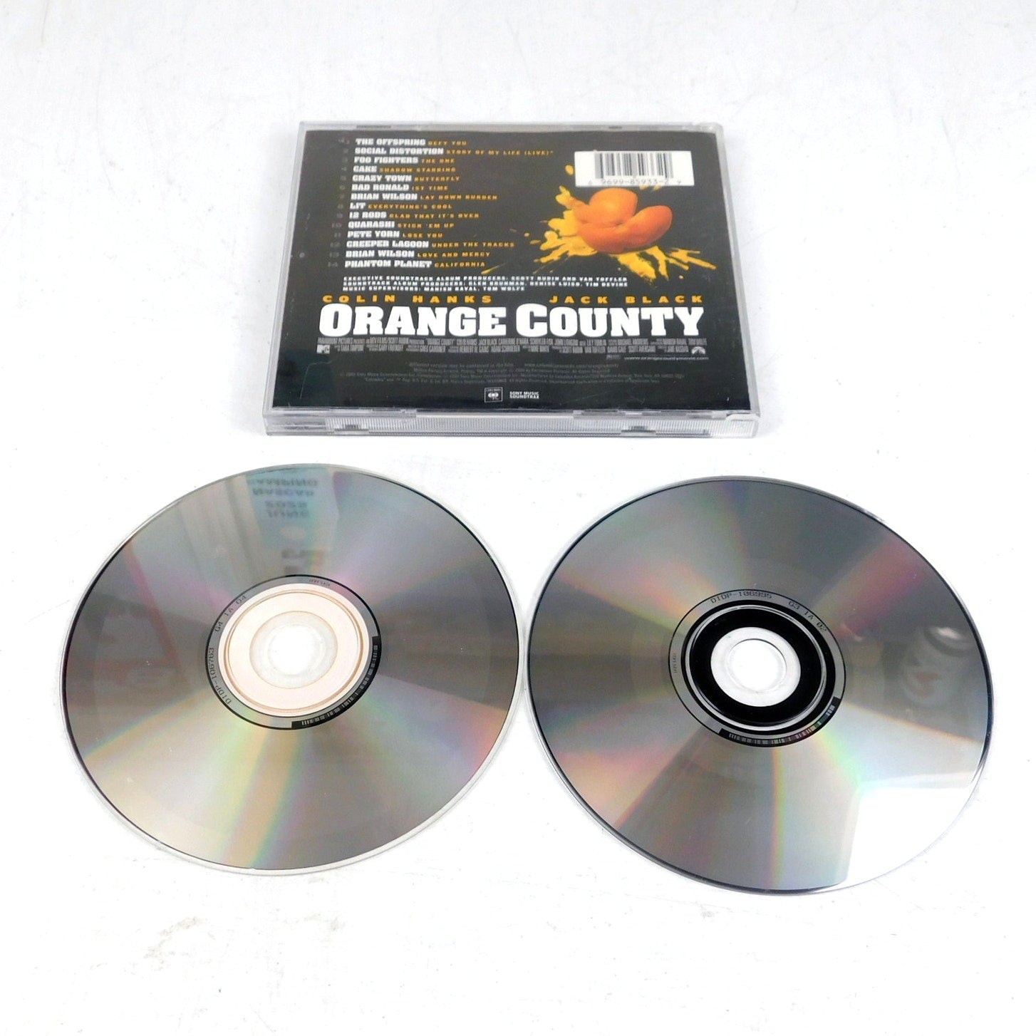 Orange County Movie Soundtrack CD 2001 Tested 2 Disc Columbia CK 85933