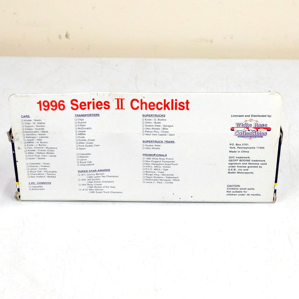 NASCAR Matchbox Racing Superstars Transporters Geoff Bodine QVC Racing 1:87 1997