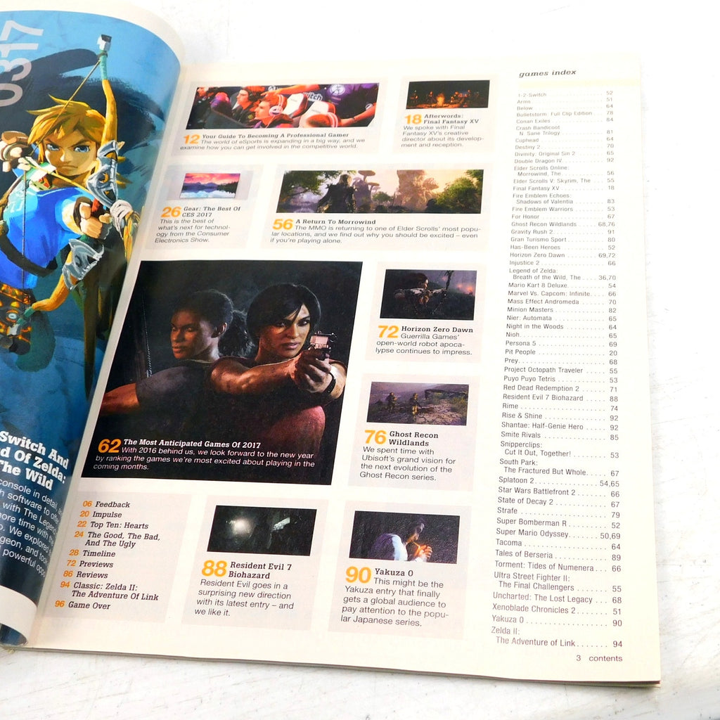 Game Informer Magazine Issue 287 March 2017 Zelda Breath Of The Wild Cover