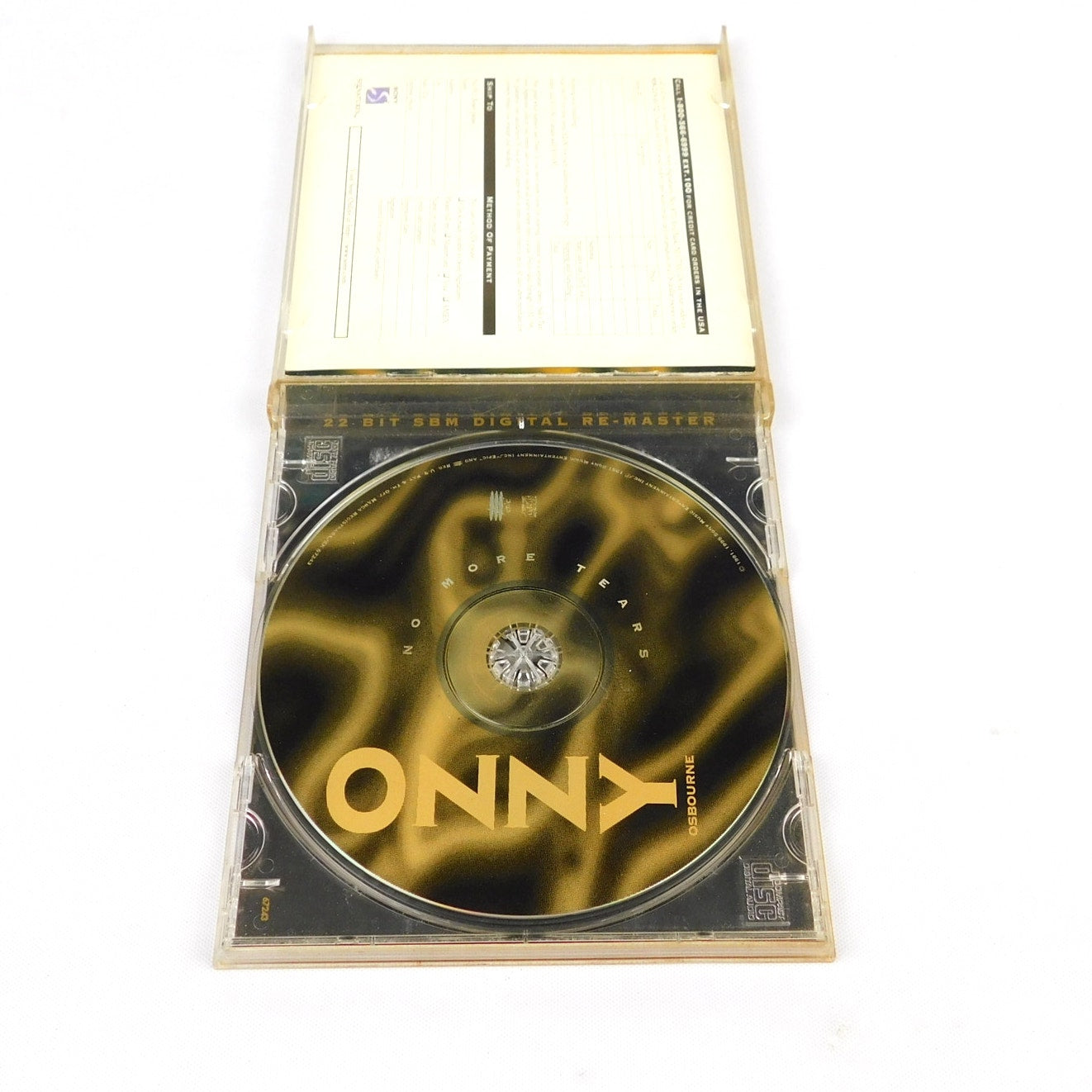 Ozzy Osbourne No More Tears CD 1995 Digital Remaster Tested Epic EK 67243