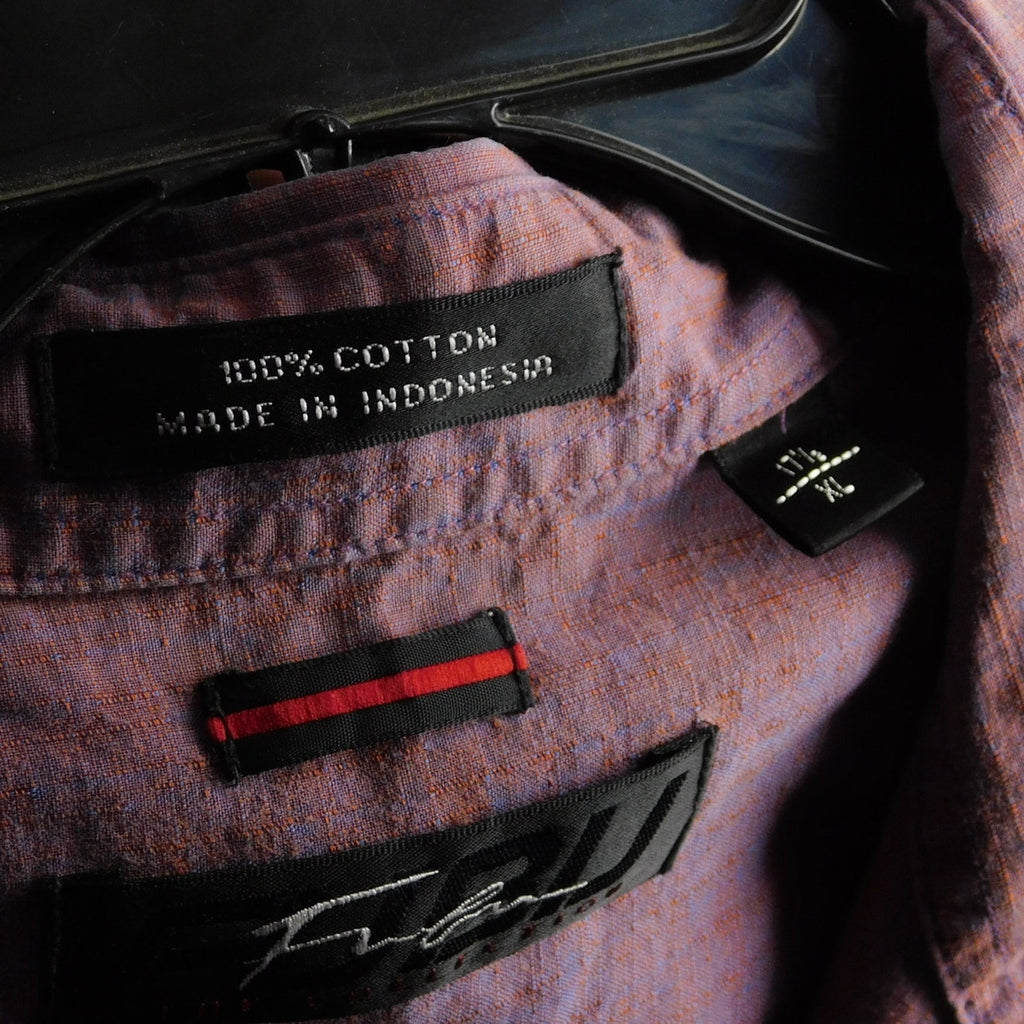90s/Y2K FUBU Collection Short Sleeve Button Up Shirt - Size XL