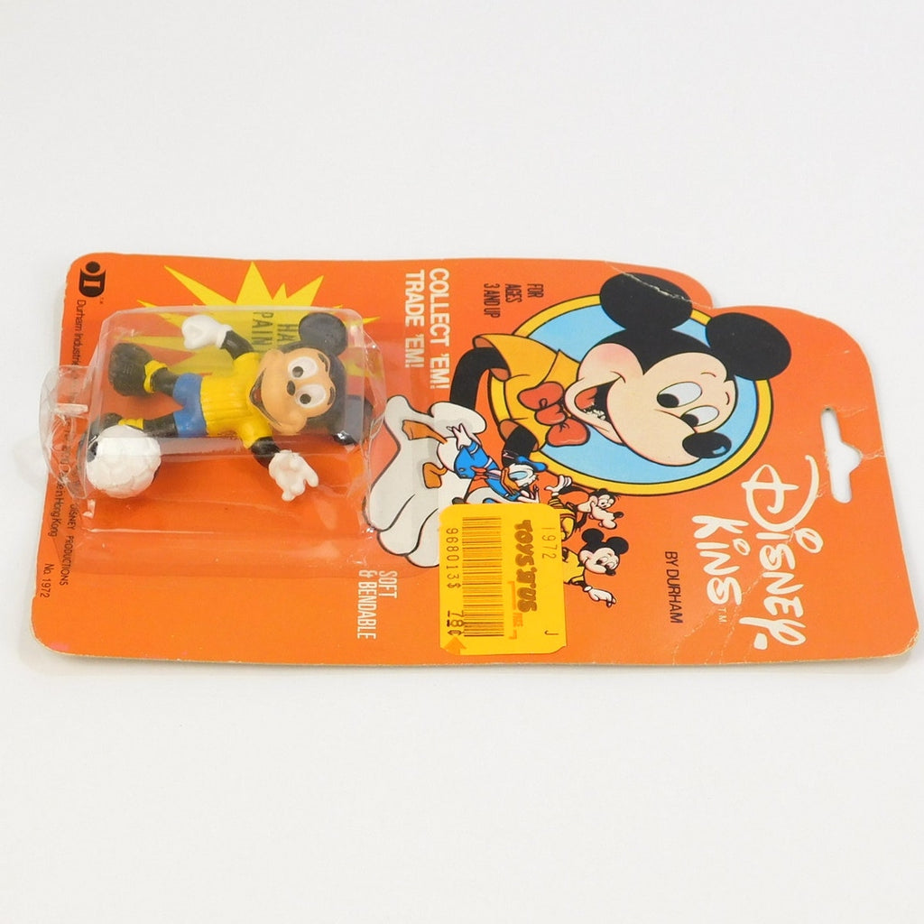 Vintage 1972 Disneykins Mickey Mouse Soccer Durham Figure Sealed Card Toys R US