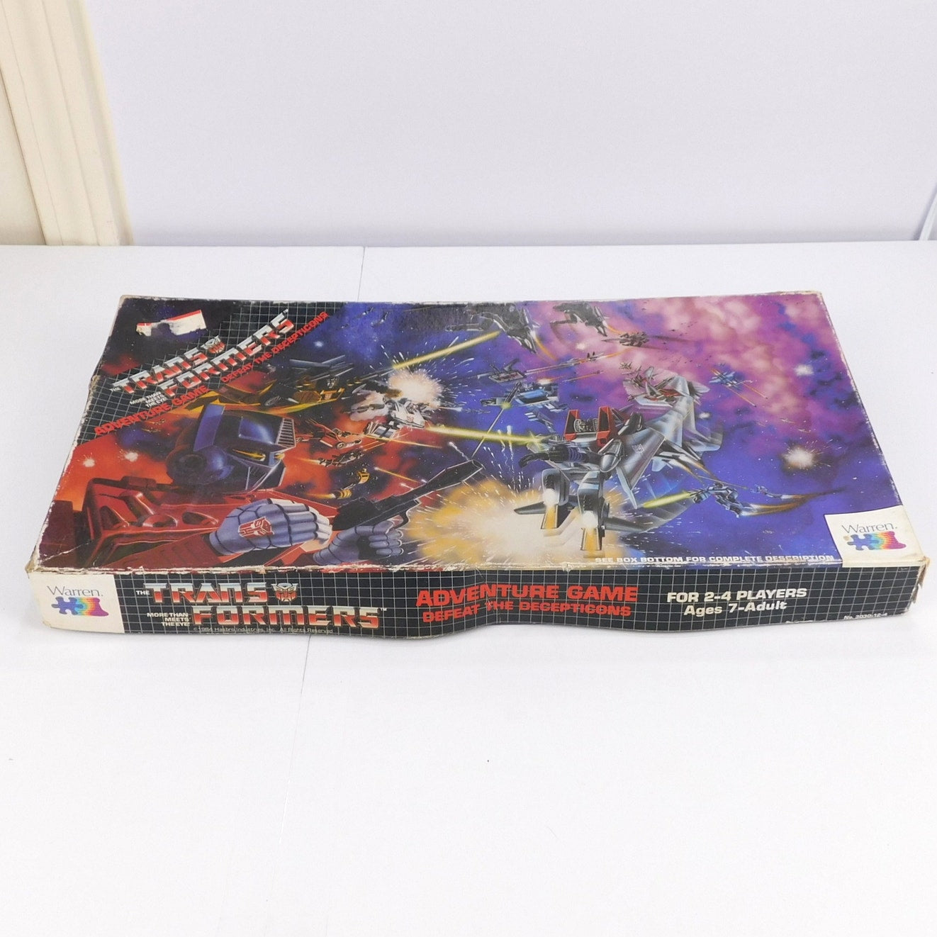 1986 Transformers Adventure Game Complete CIB Warren Hasbro Board Game