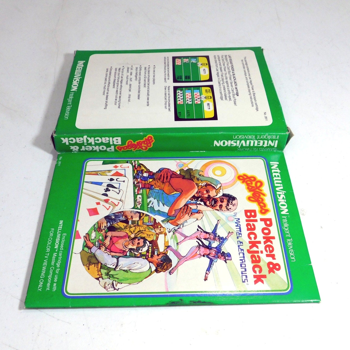 Intellivision Las Vegas Poker Blackjack Tested Working Complete In Box CIB