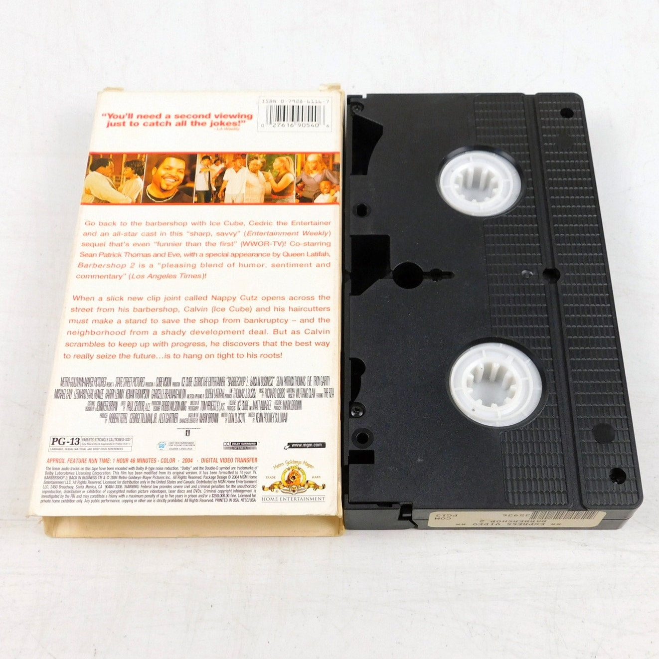 Barbershop 2 Back In Business VHS Tested 2004 MGM Studios Former Rental