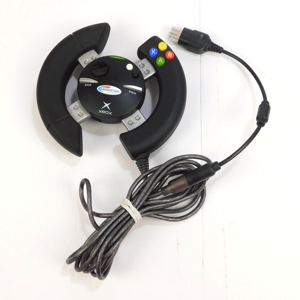 Radica Gamester Pro Racer Steering Wheel Controller Original Xbox Tested Working