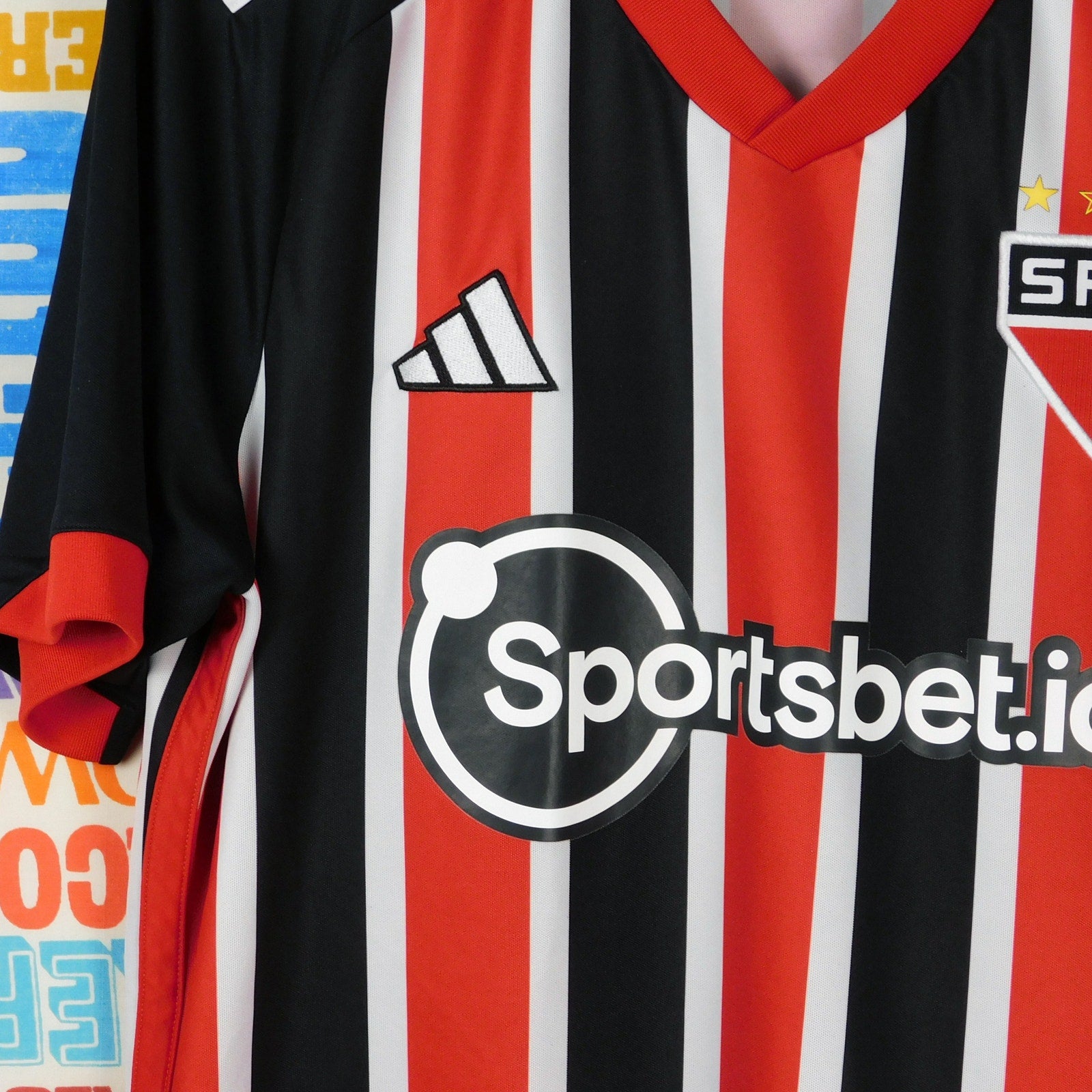 Adidas Sao Paolo FC 2023 Away Soccer Jersey - Size L