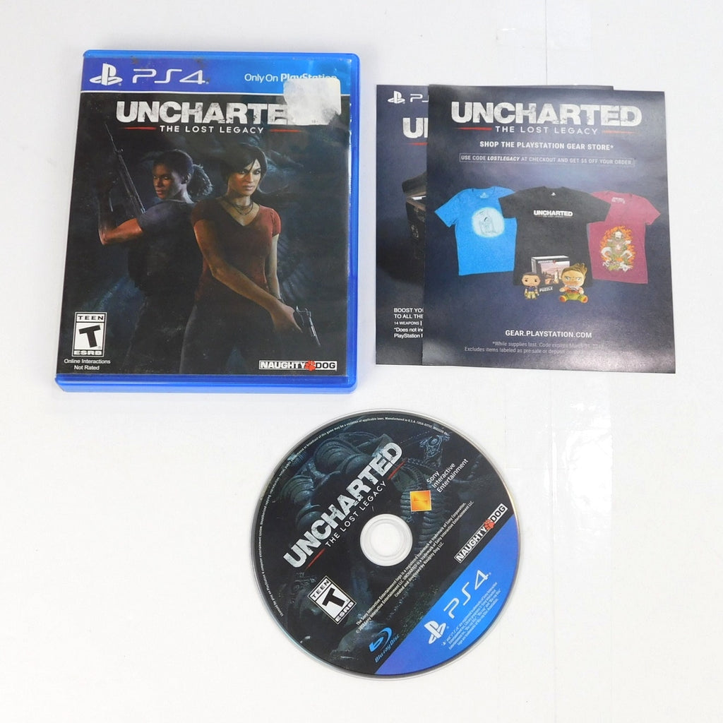 Uncharted The Lost Legacy Sony Playstation 4 PS4 Complete CIB Tested Valid Code