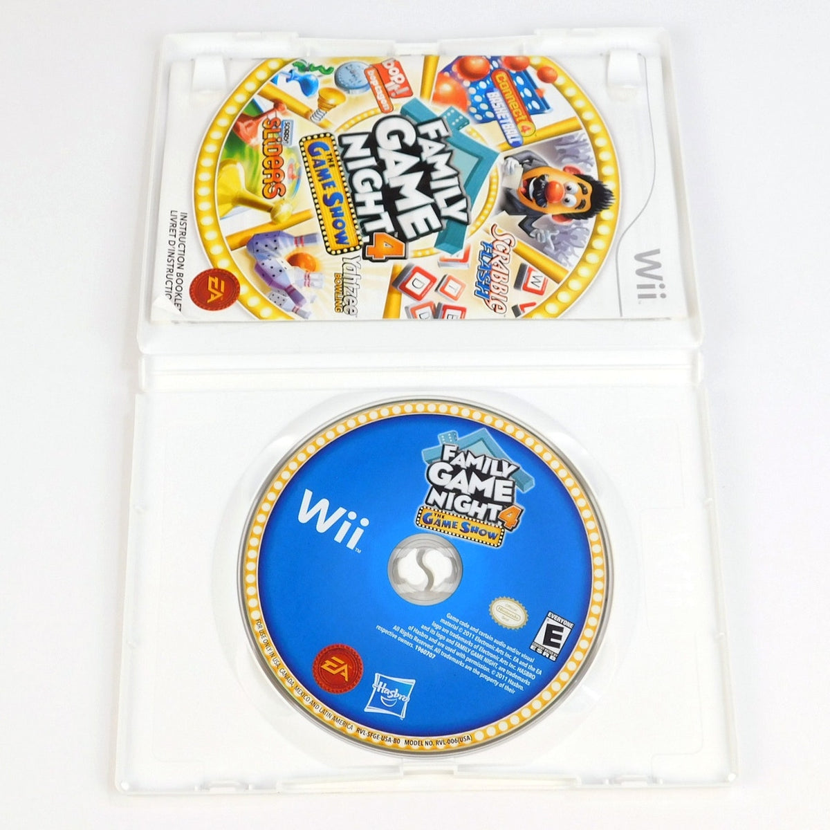 Hasbro Family Game Night 4 The Game Show Nintendo Wii CIB Complete Tested