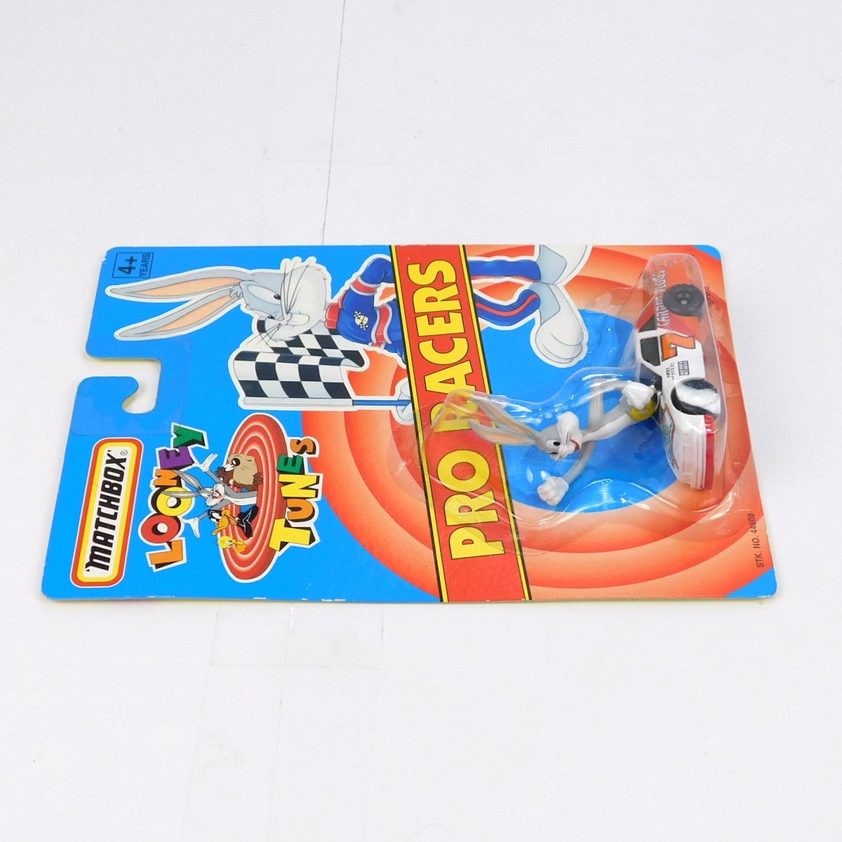 1993 Matchbox Looney Tunes Pro Racers Bugs Bunny #7 Car Sealed New on Card