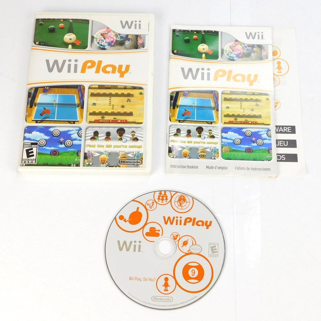 Wii Play Nintendo Wii 2007 Complete CIB Tested Working With Manual