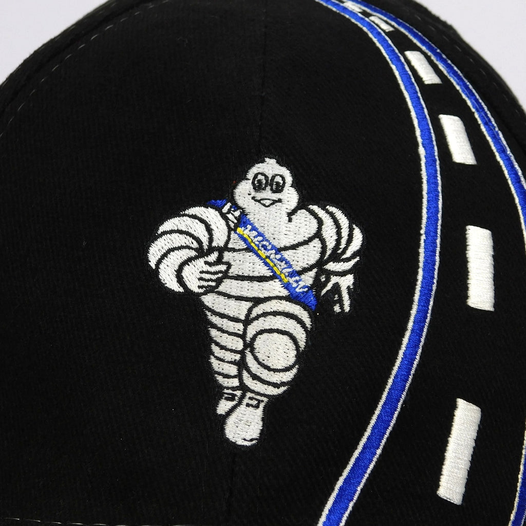 Michelin Tire Man Bibendum Road Design Adjustable Hat Black Racing Cap