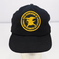 Vintage NRA National Rifle Association Mesh Trucker Snapback Hat Black USA Made