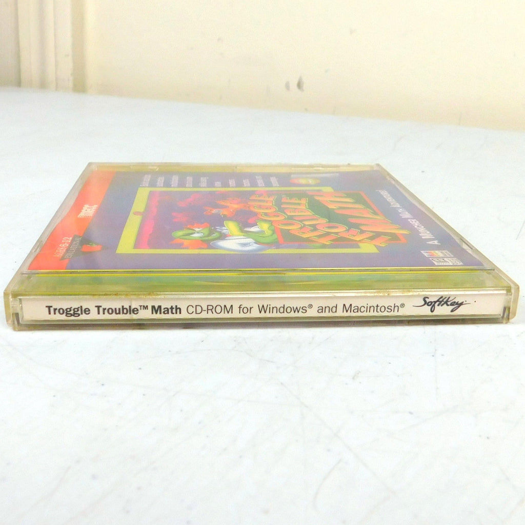 MECC Toggle Trouble Math PC CD ROM Tested Keykids 1995 Softkey